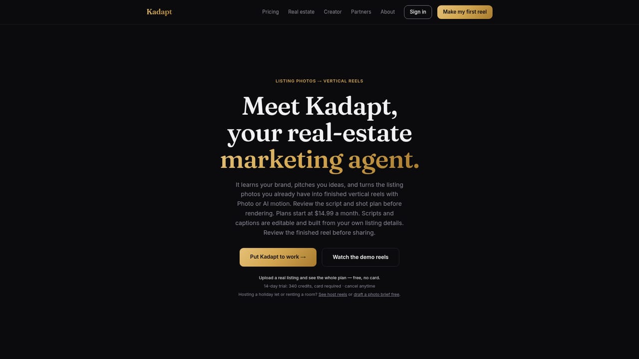 Kadapt — Gather your source material