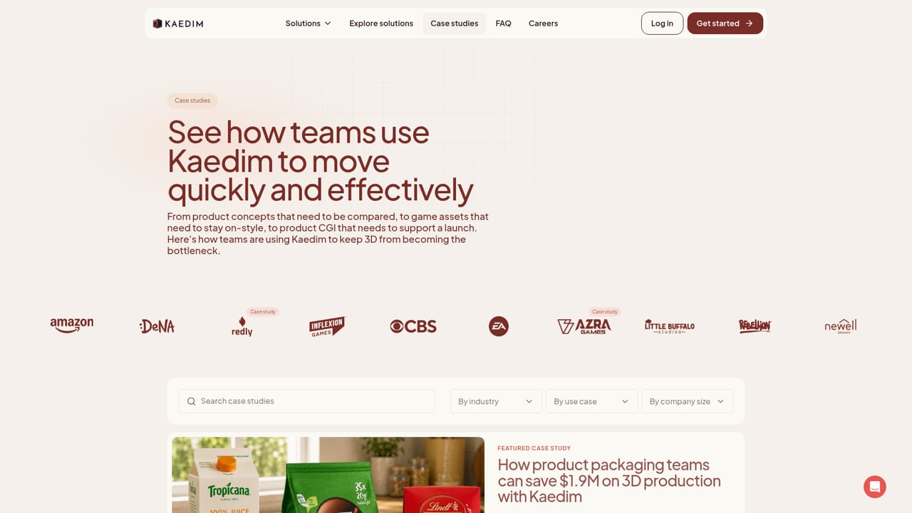 Kaedim — Read a comparable case study before scaling up