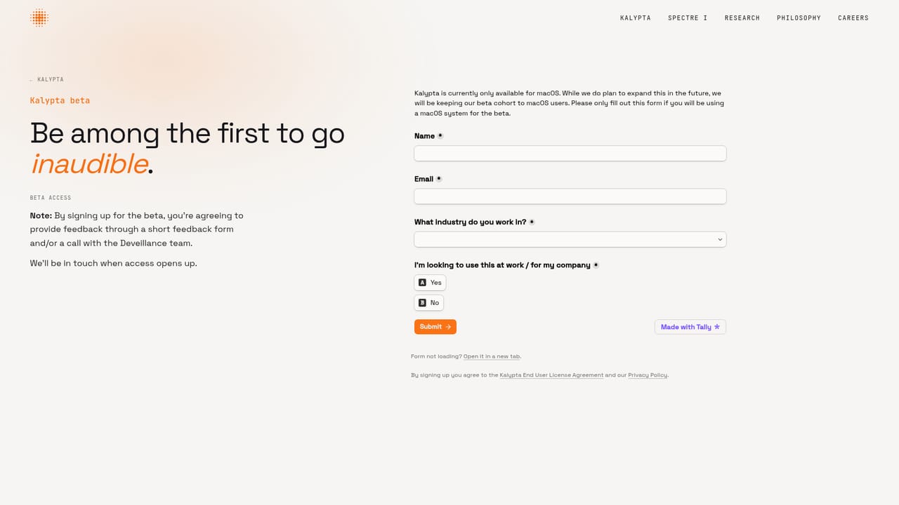 Kalypta — Join the beta
