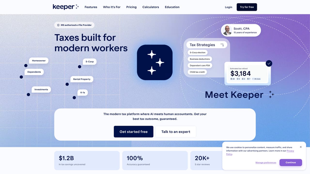 Keepertax — Check the reviewed question archive first