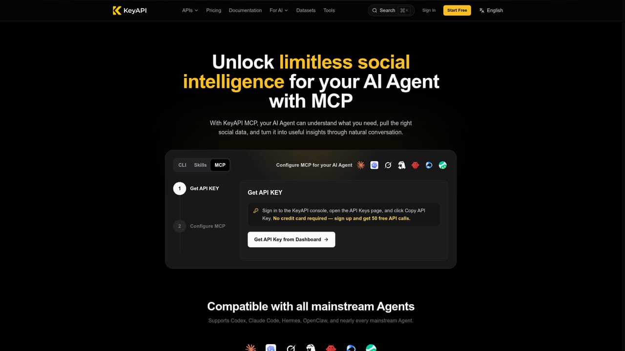 KeyAPI — Choose an agent integration path