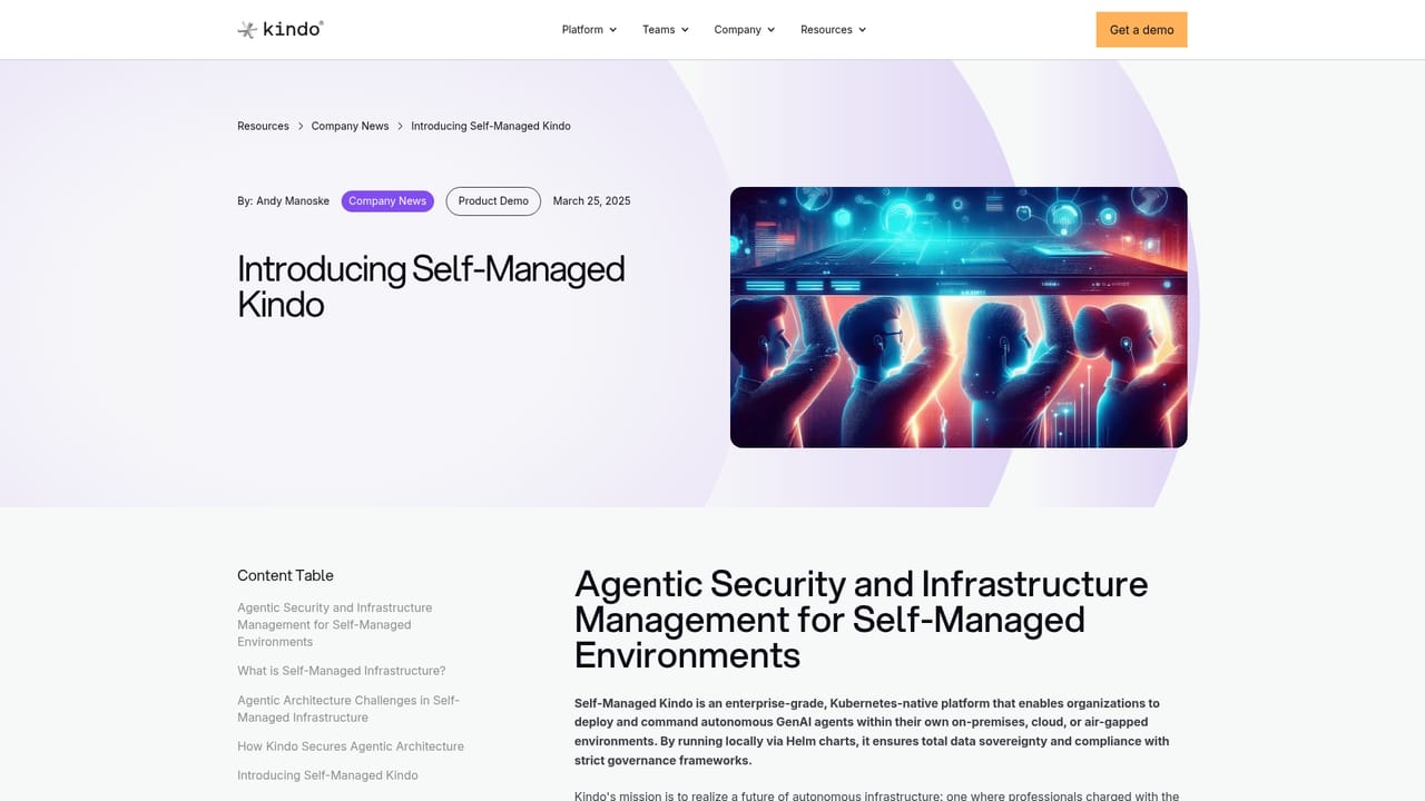 Kindo AI — Choose a deployment model