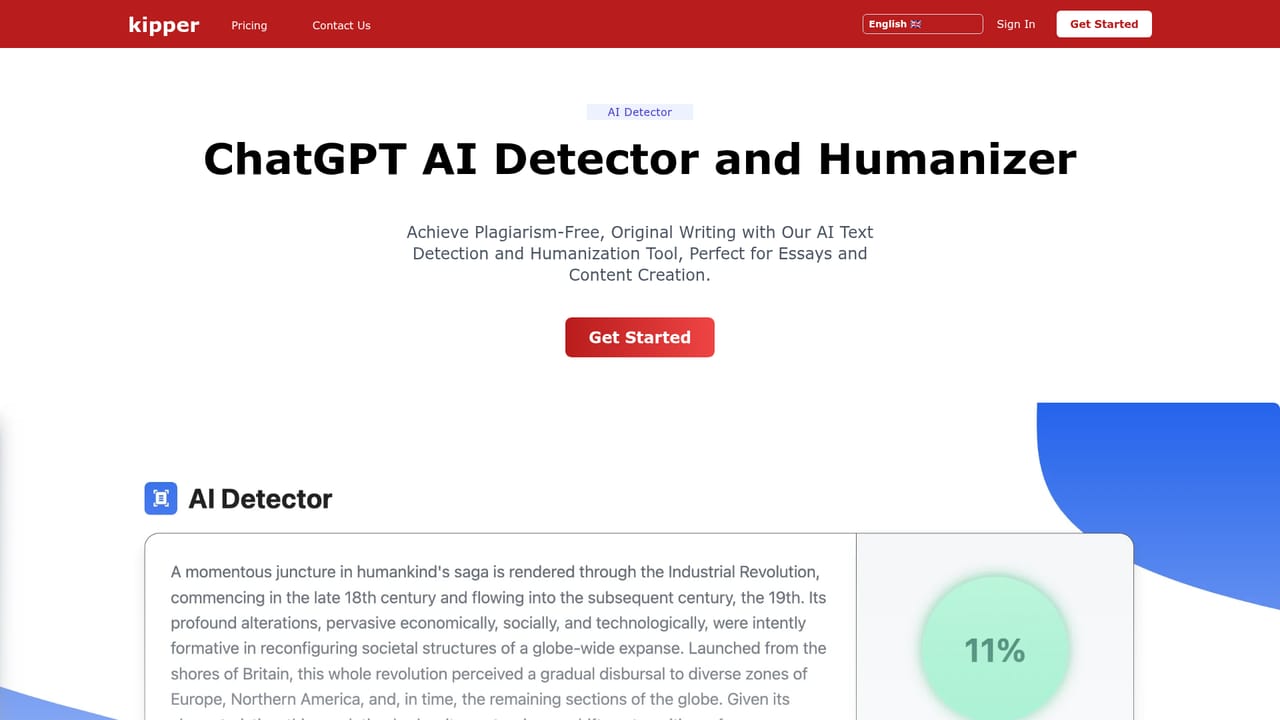 Kipper — Run the detector before submitting