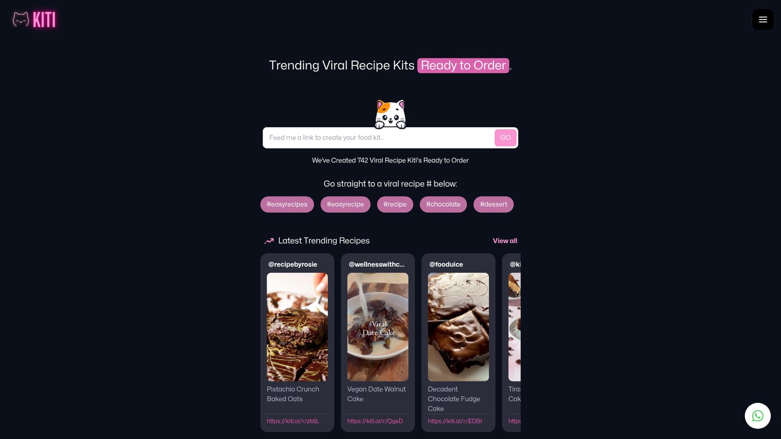 Kiti — Start from the Kiti homepage