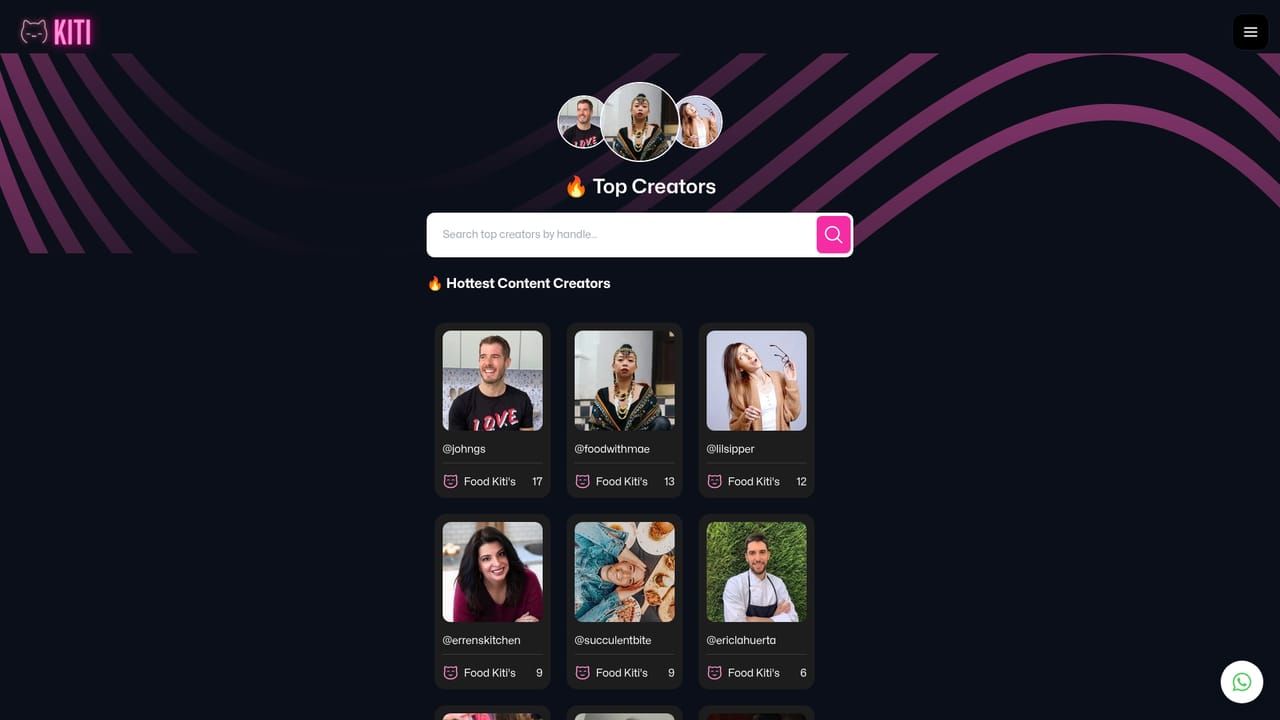 Kiti — Shop by creator instead
