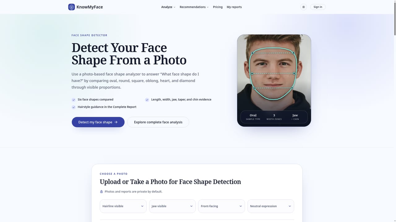 KnowMyFace — Drill into a single feature if you want