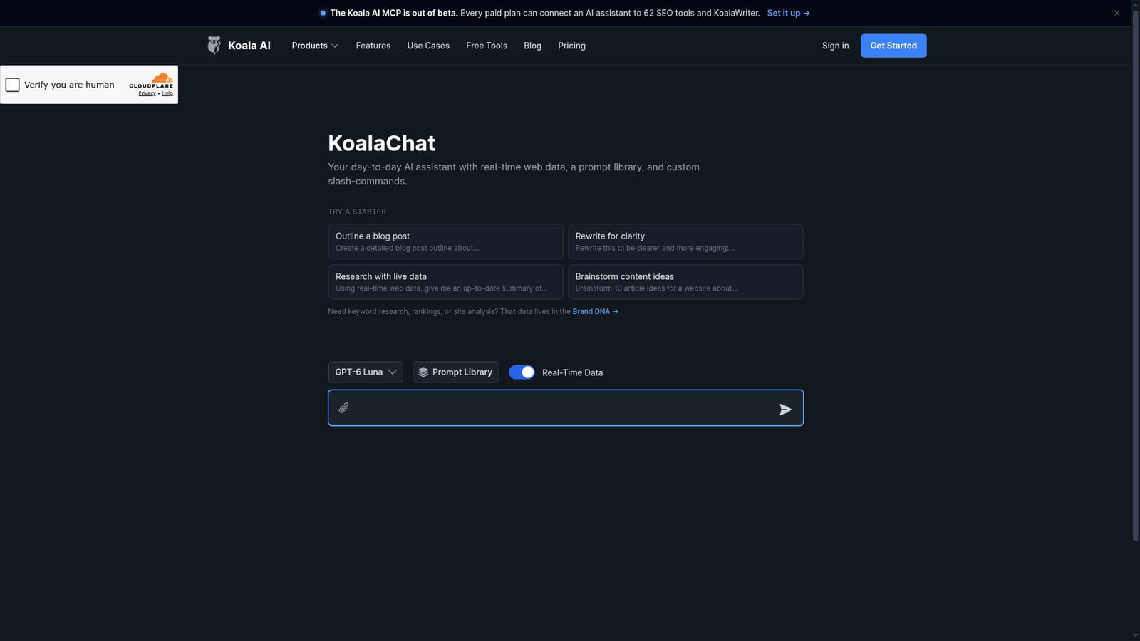 KoalaChat — Open the KoalaChat interface