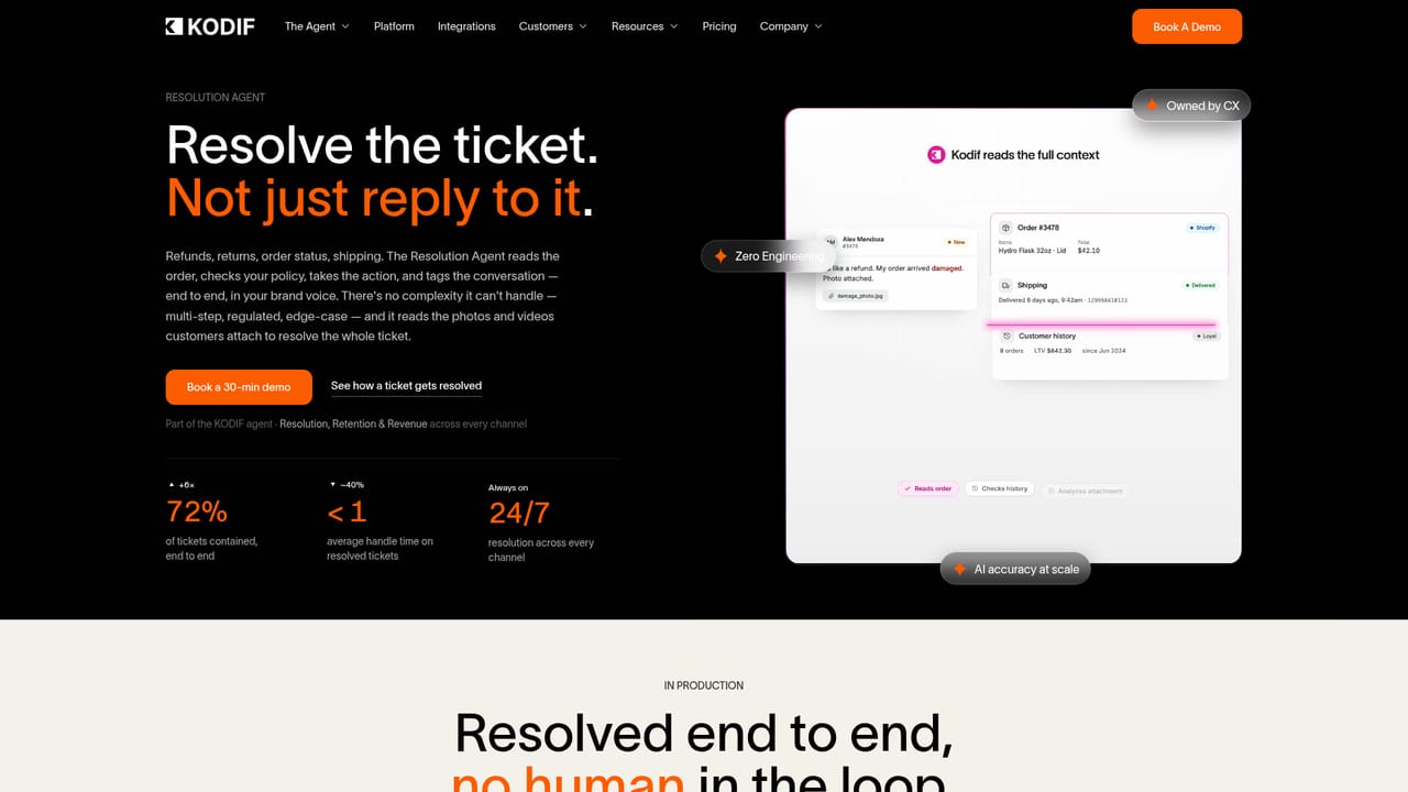 Kodif — Review the Resolution Agent scope