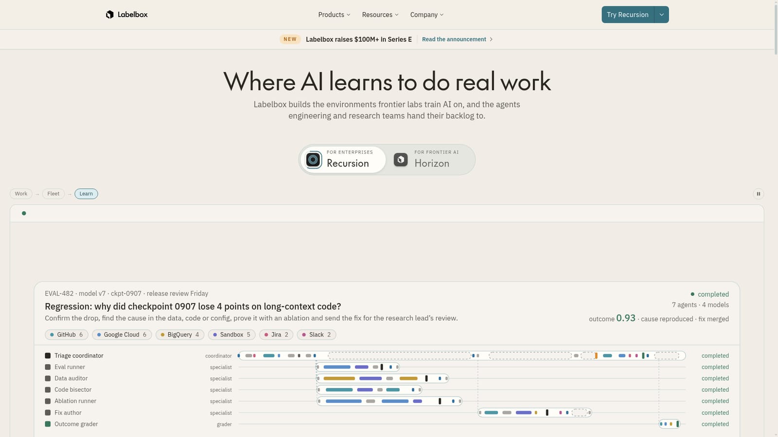 Labelbox — Pick a recurring job to hand off