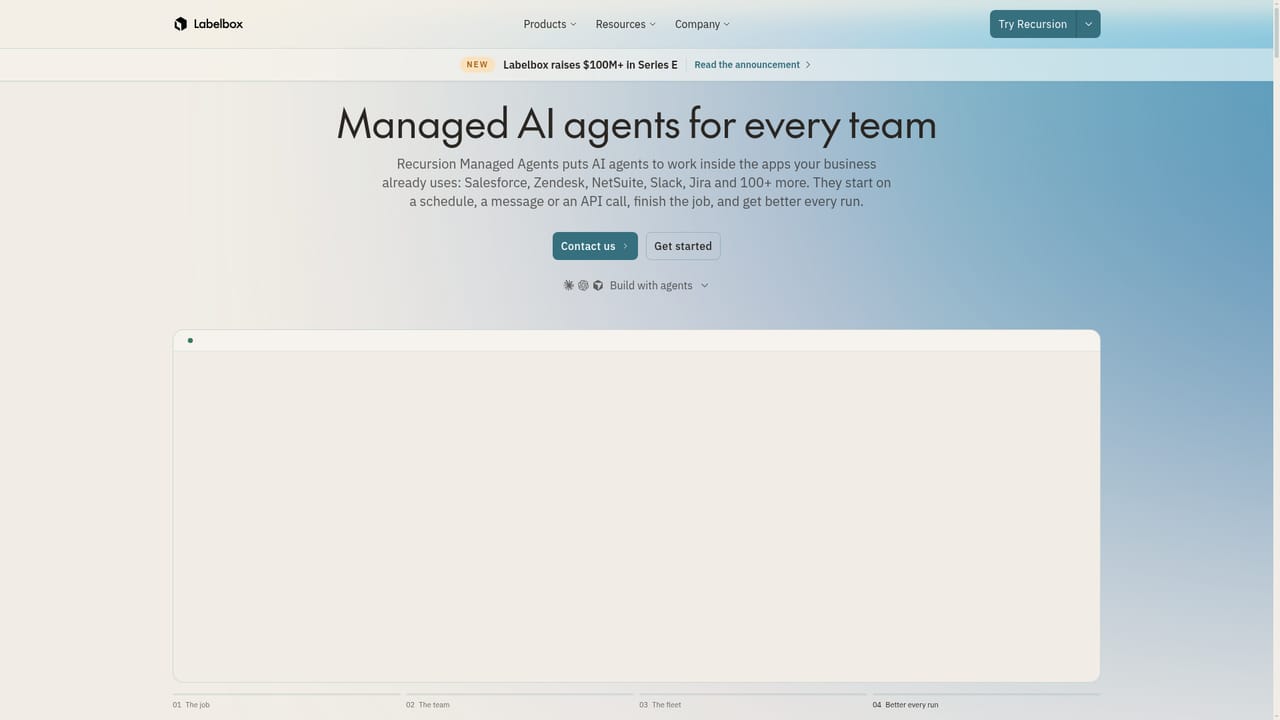 Labelbox — Review what Recursion does