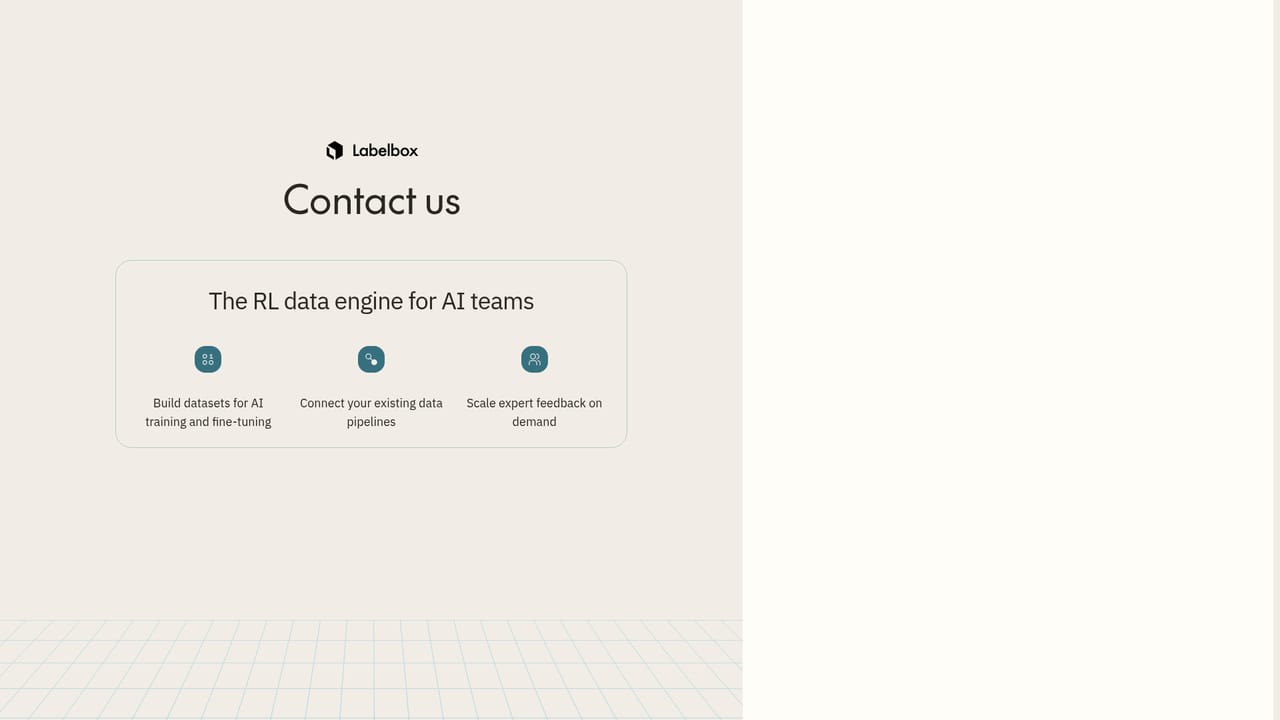 Labelbox — Talk to the sales team
