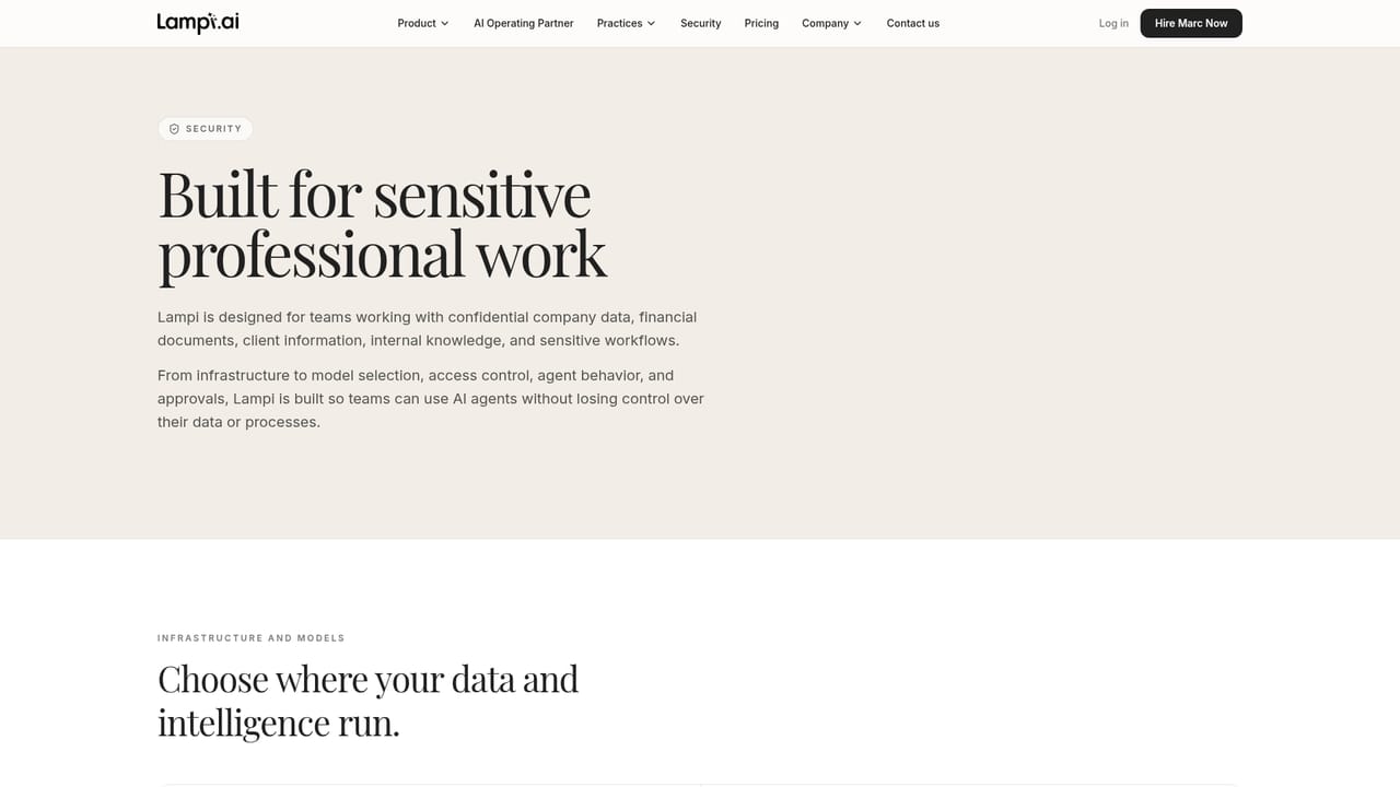 Lampi.ai — Check security and data handling before wider rollout