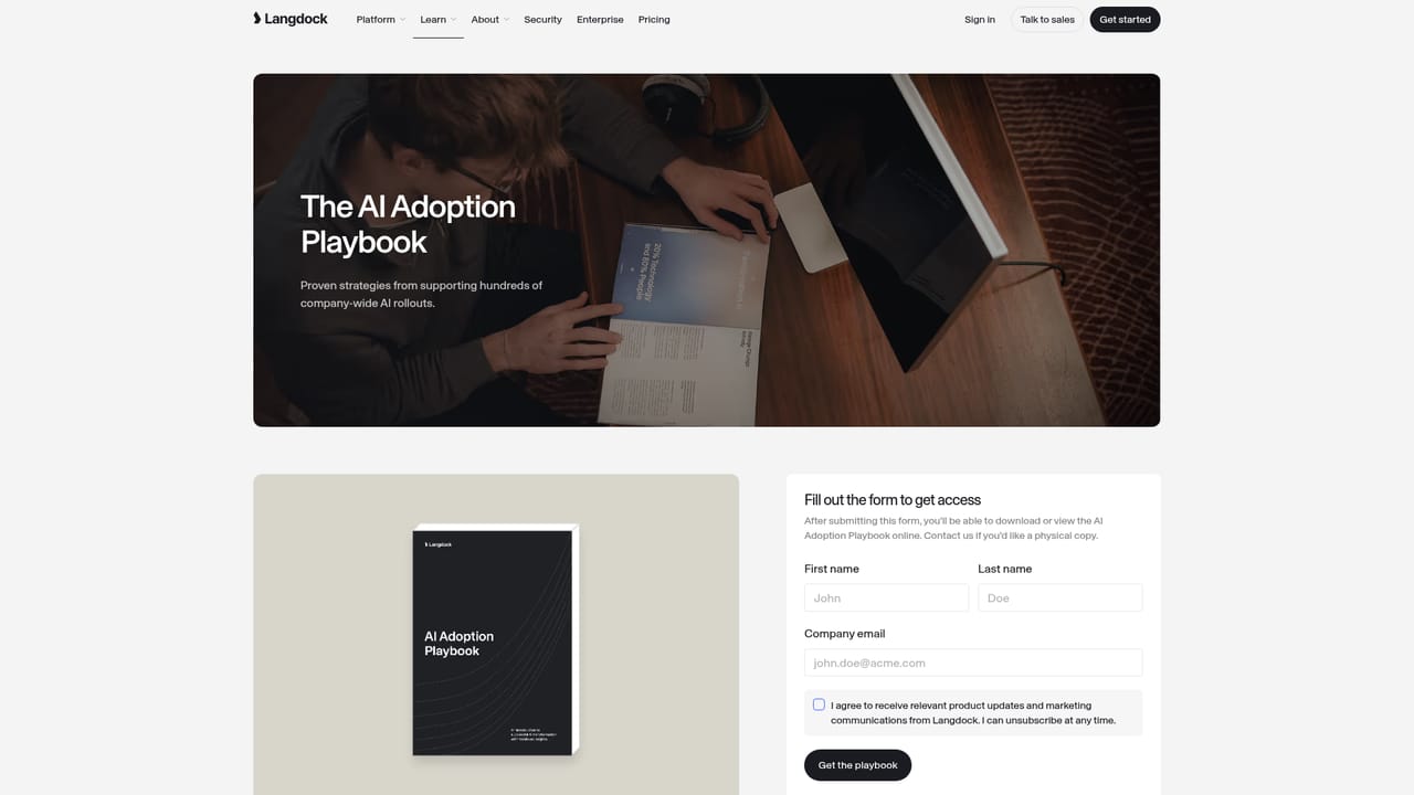 Langdock — Read the adoption playbook