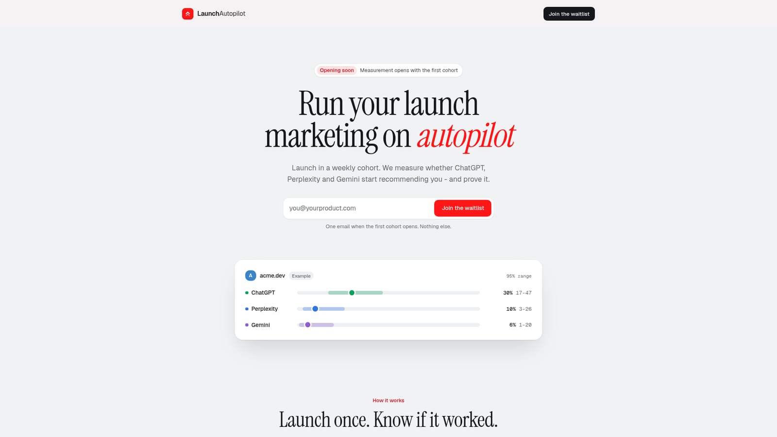 LaunchAutopilot — Join the waitlist