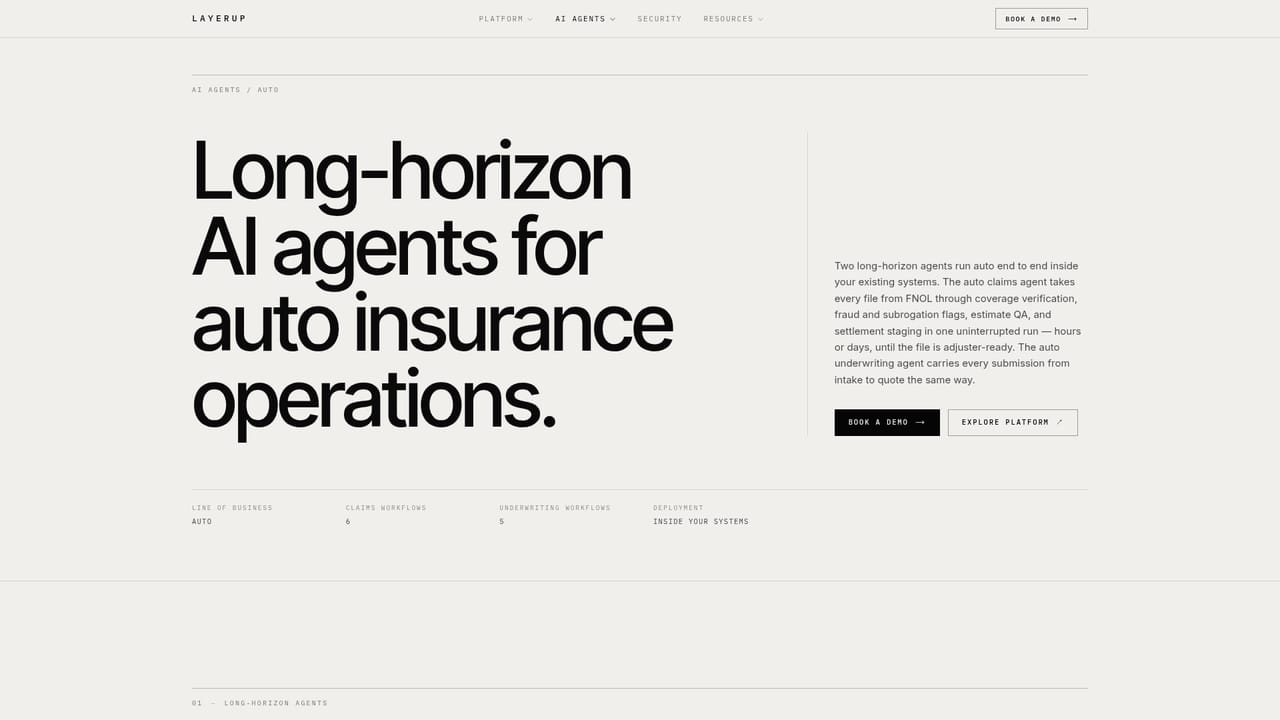 Layerup — Check your line of business