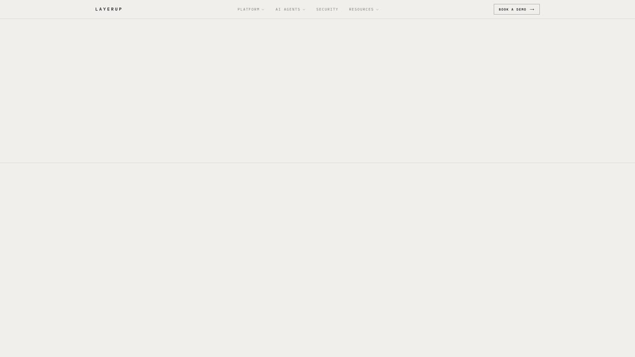 Layerup — Book a demo
