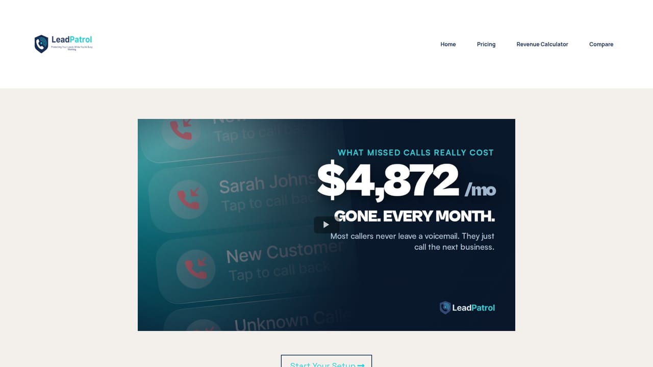 LeadPatrol — Start your setup