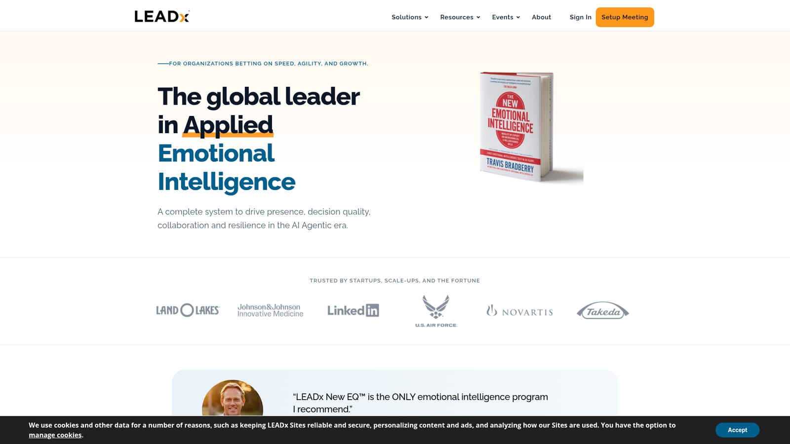 LEADx — Review the solution tracks