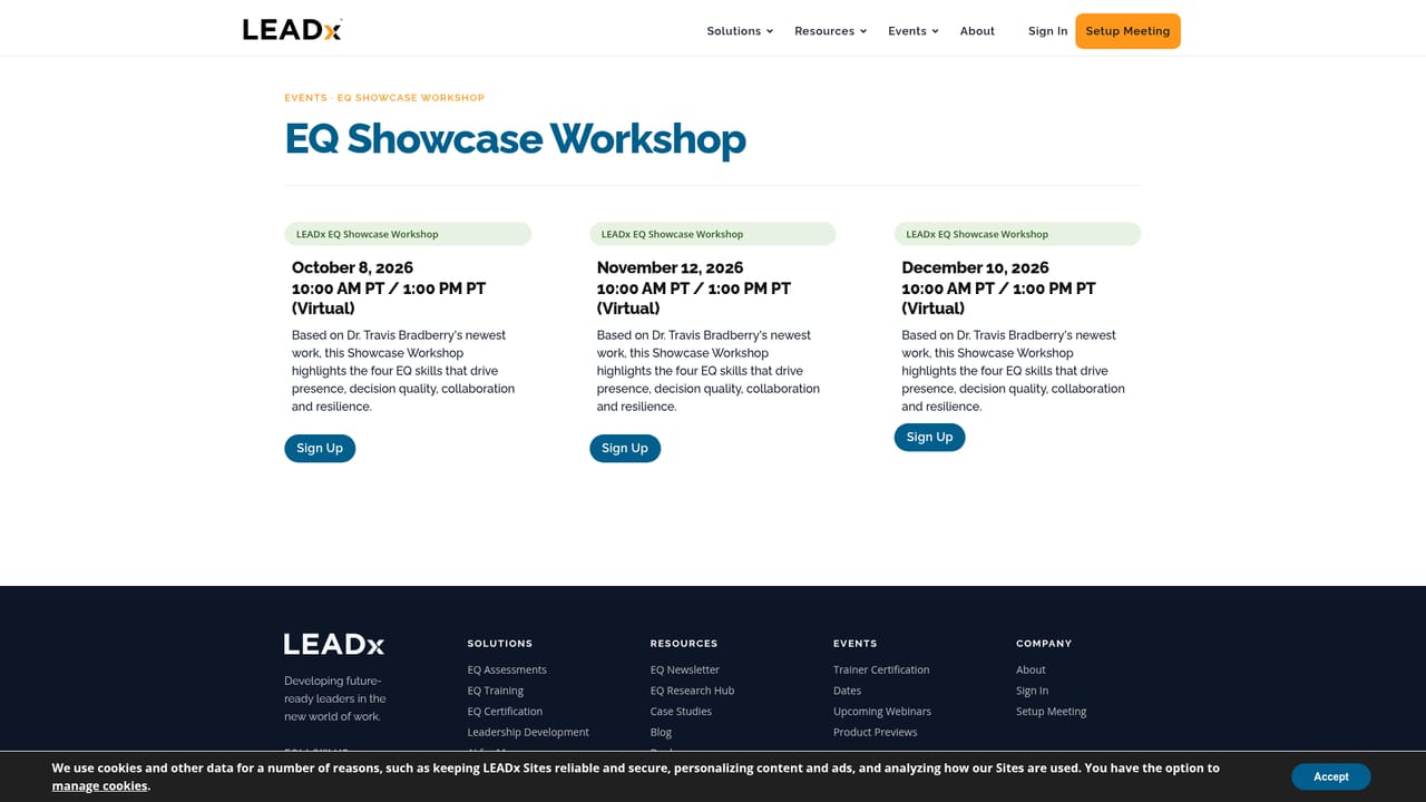 LEADx — Preview the product