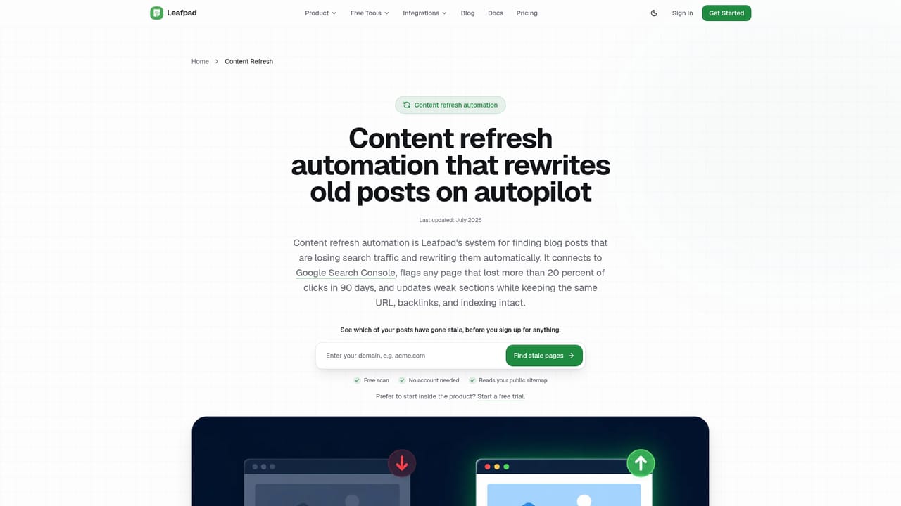 Leafpad — Review flagged pages