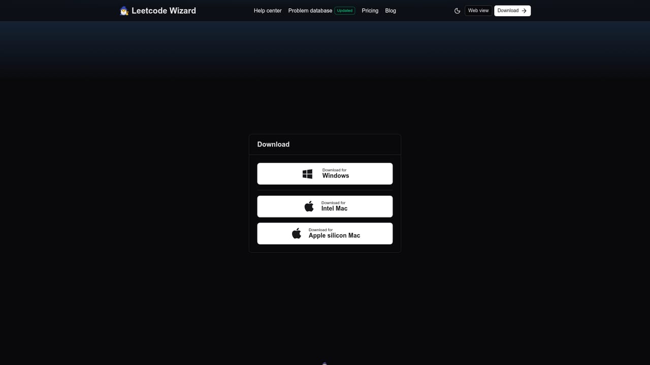 Leetcode Wizard — Download and install the desktop app