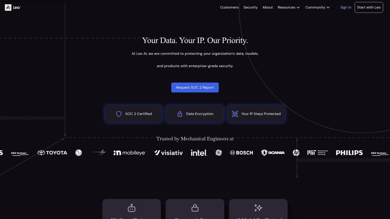 Leo.AI — Review security and compliance