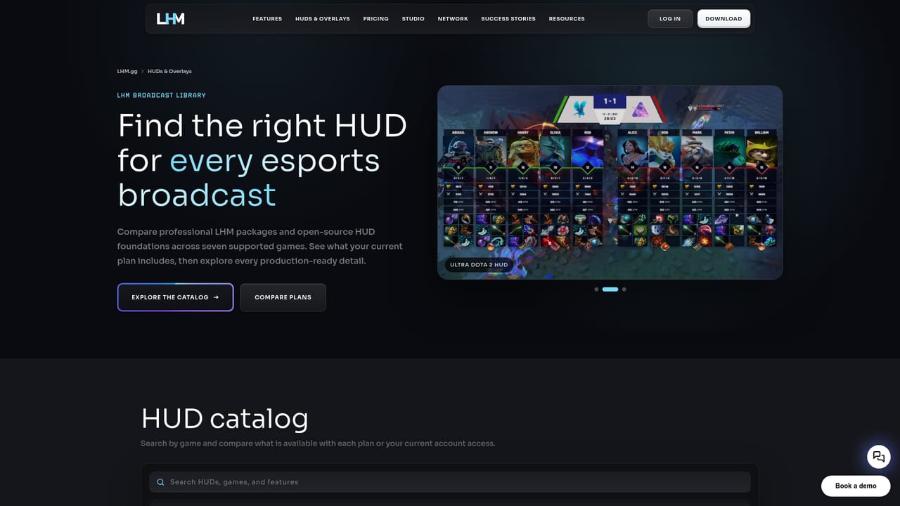 LHM.gg — Pick a HUD or overlay package