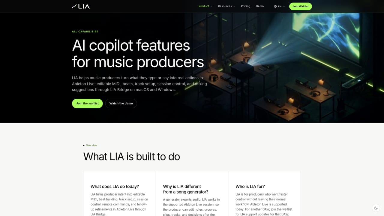 LIA — Review features and plan limits