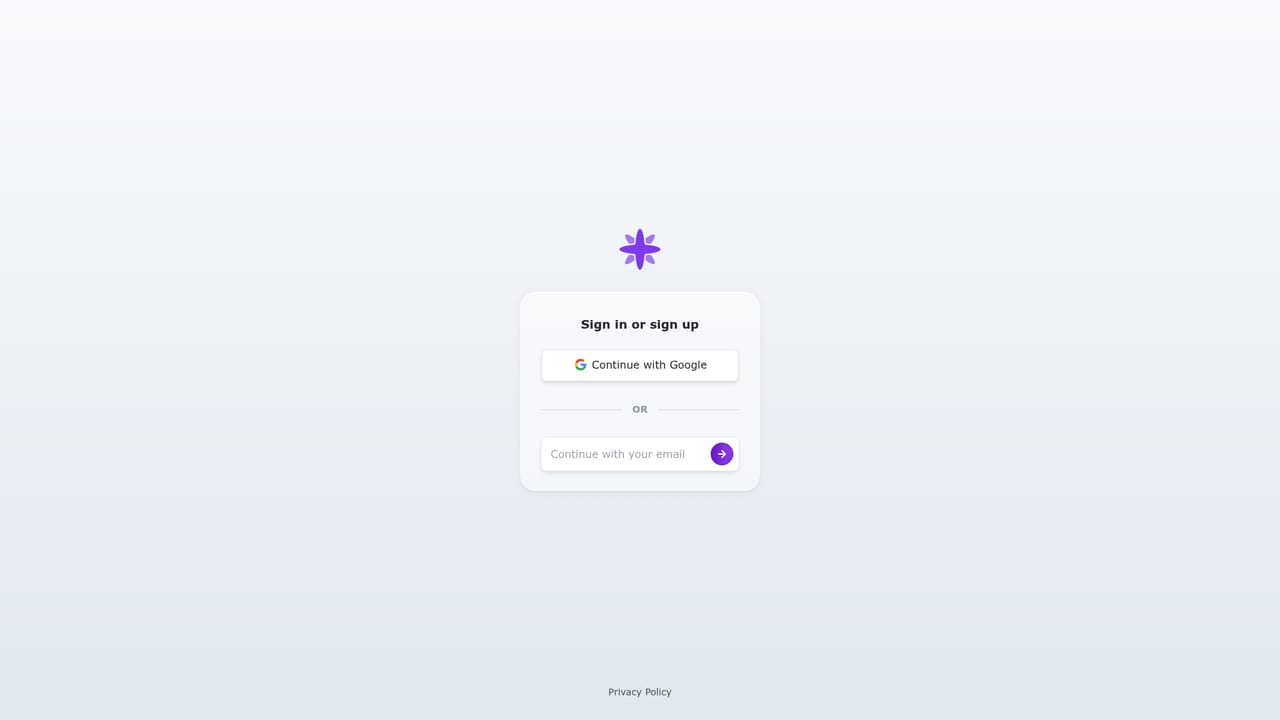 Limitless — Sign in to the web app
