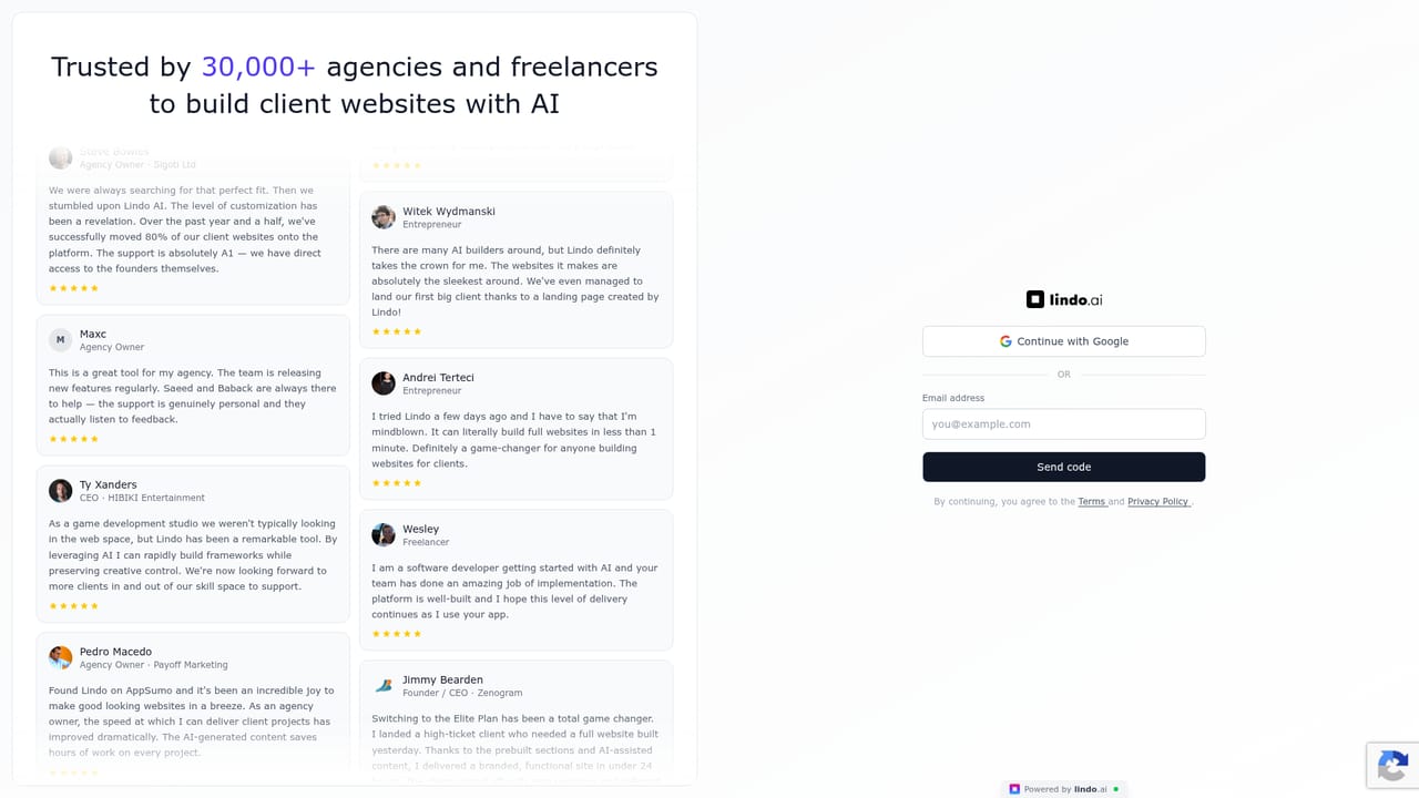 Lindo — Create your workspace