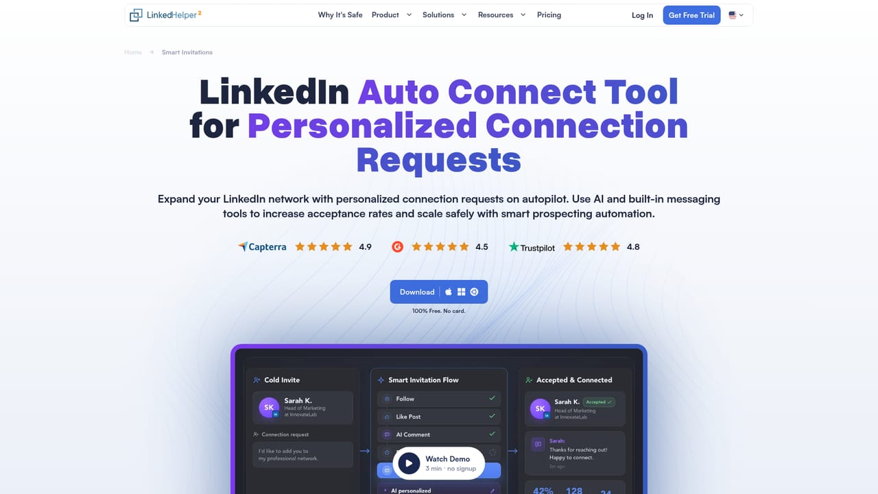 Linked Helper — Collect a target list