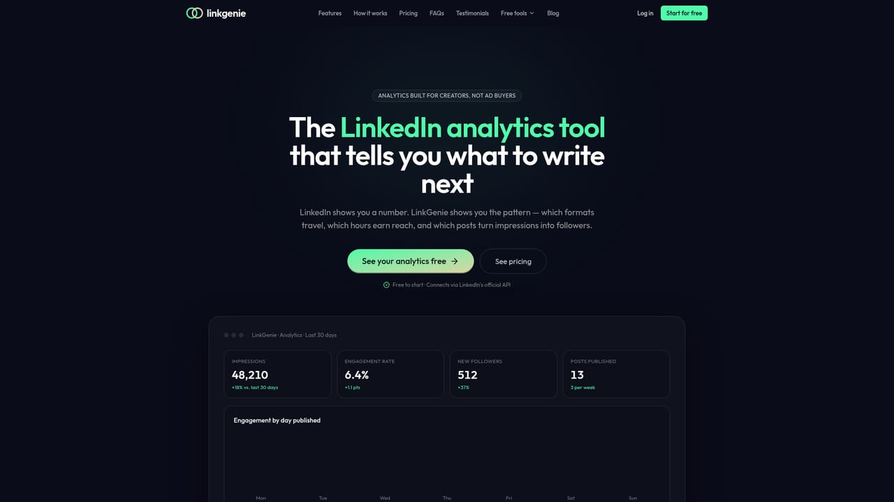 Linkgenie — Schedule and publish