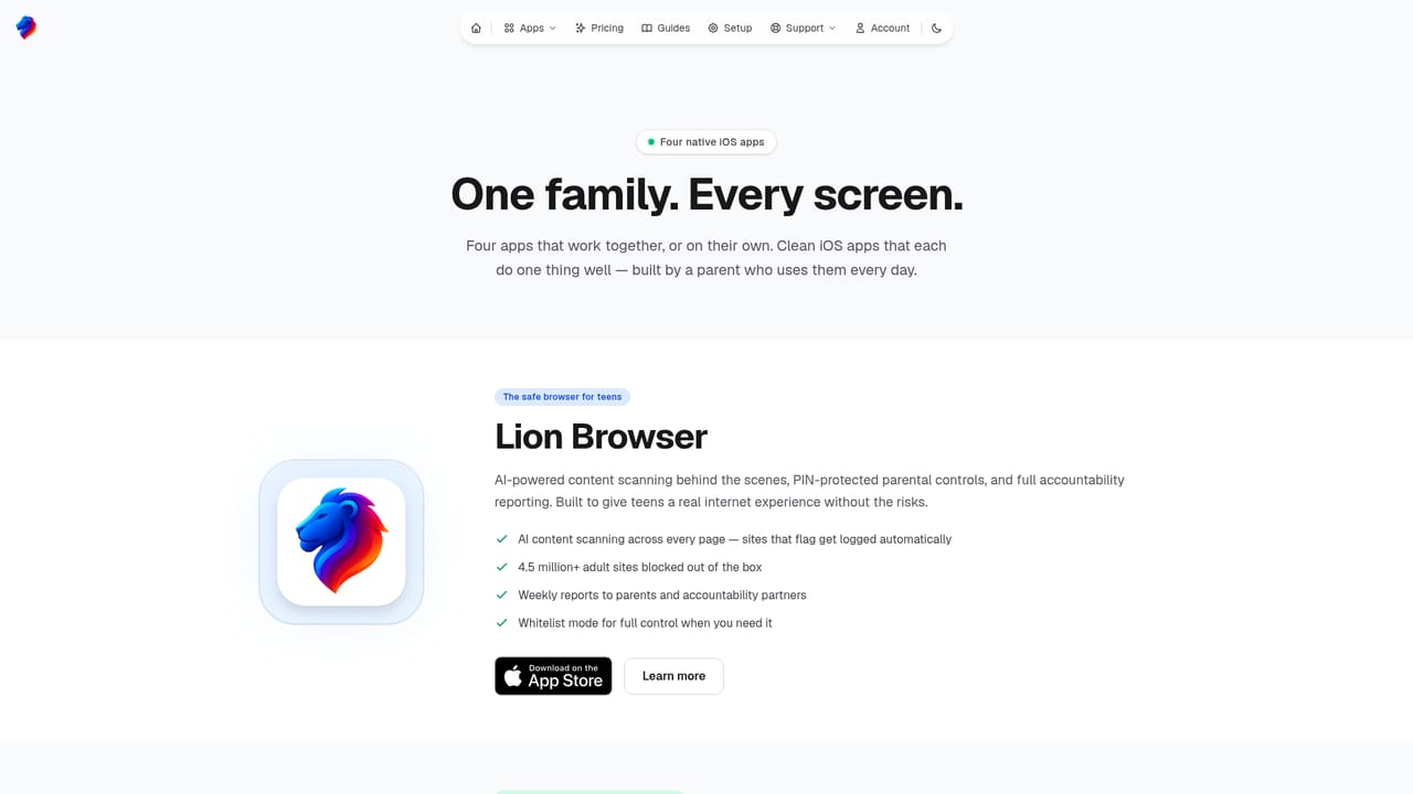 Lion Browser — See how the four apps fit together