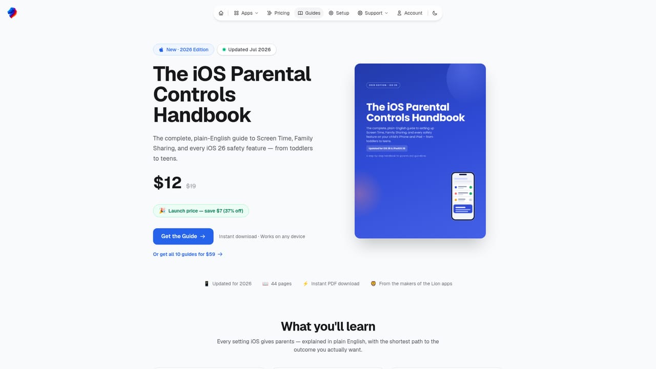 Lion Browser — Work through the iOS handbook if you want the wider setup