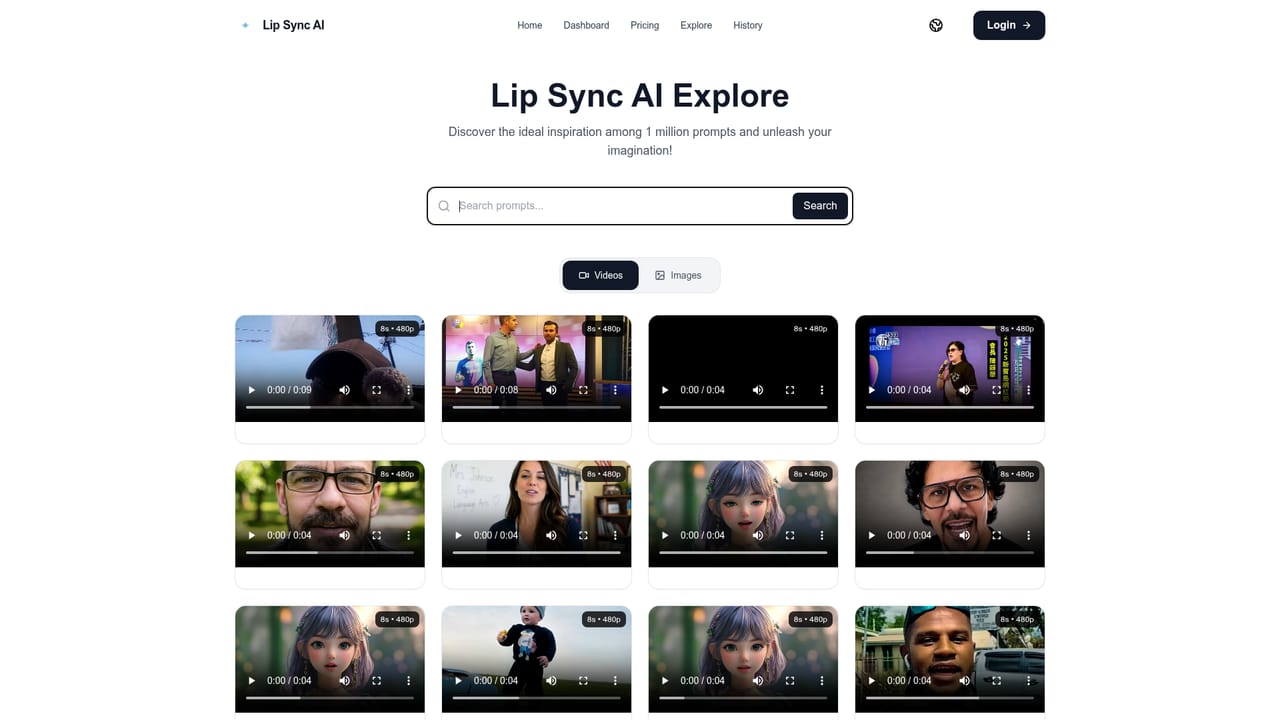 Lip Sync AI — Review community examples for style ideas
