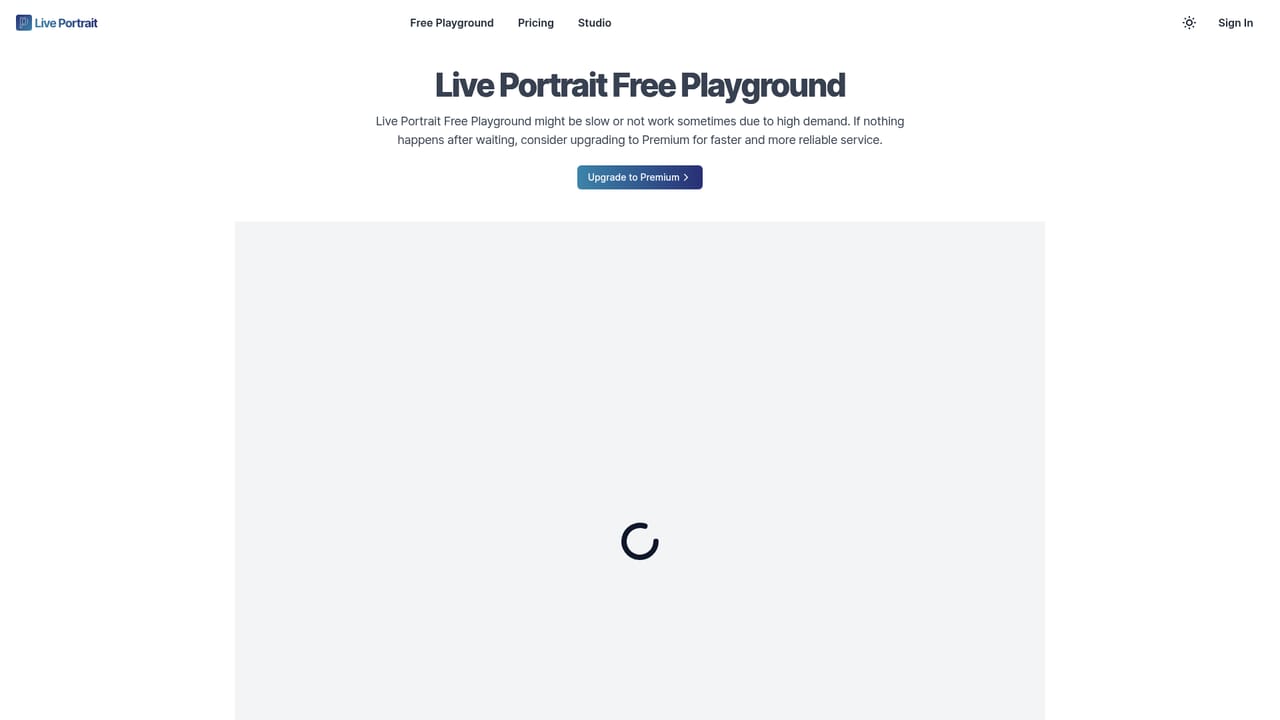 Live-Portrait.org — Open the free playground