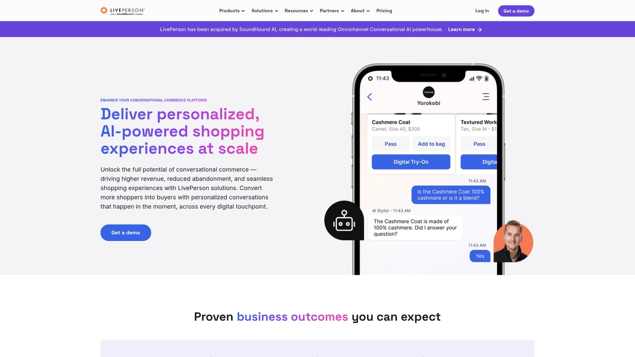 LivePerson — Review the conversational commerce approach