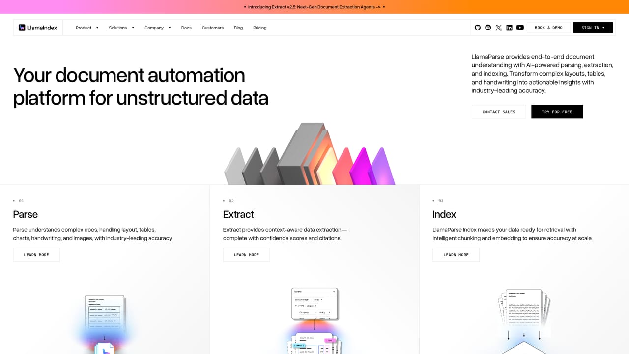 Llamaindex — Add splitting, classification and indexing