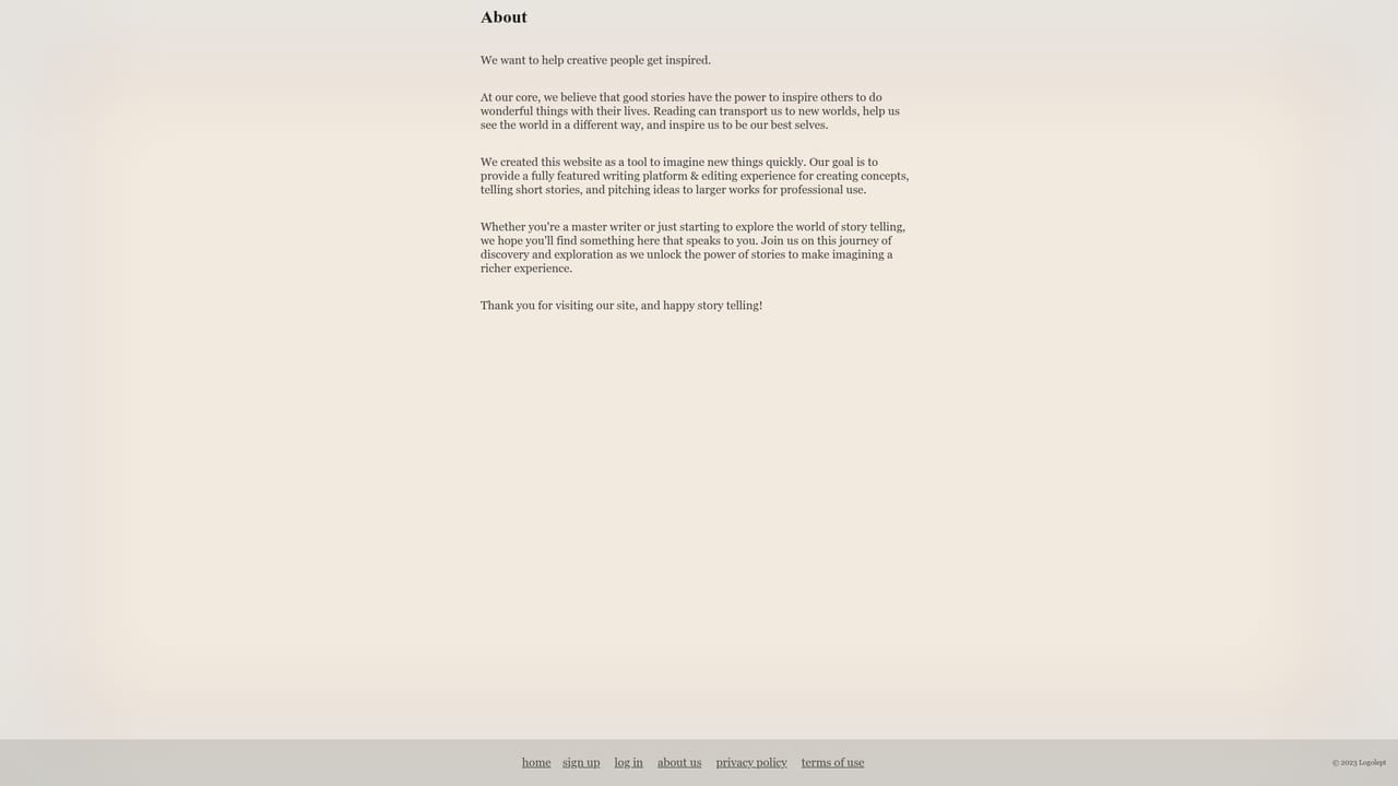 Logolept — Review the About page for project context