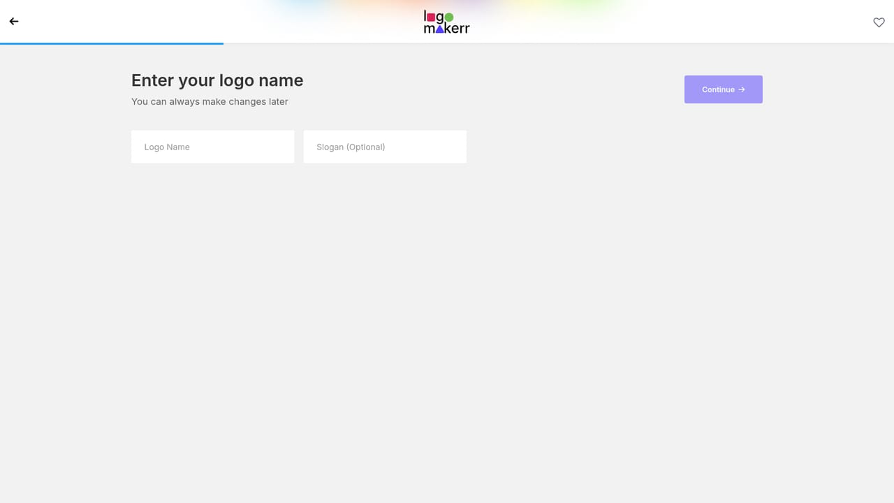 Logomakerr — Describe your business