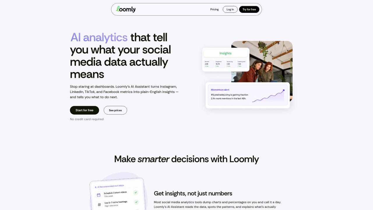 Loomly — Review analytics and listening