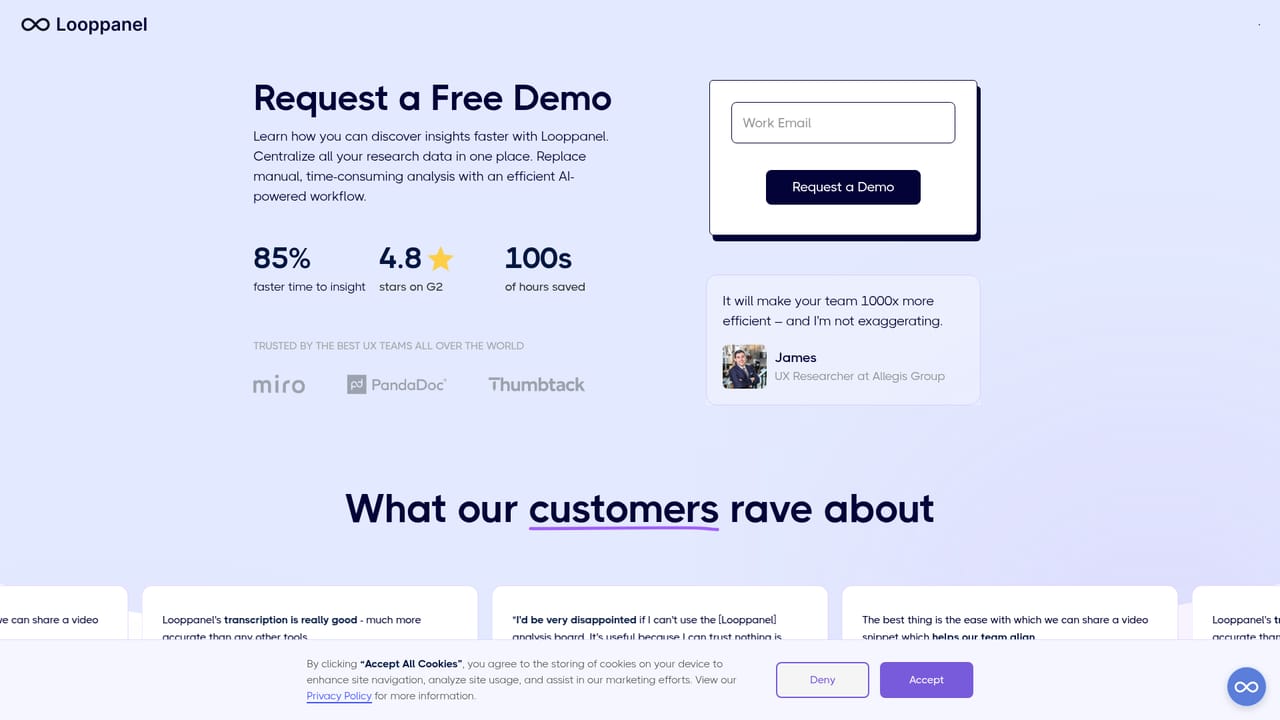LoopPanel — Book a walkthrough or start a free account