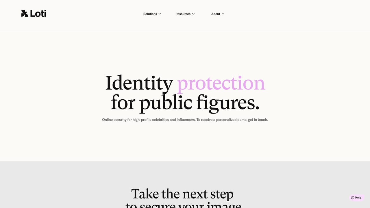 Loti — Book a demo for public figure coverage