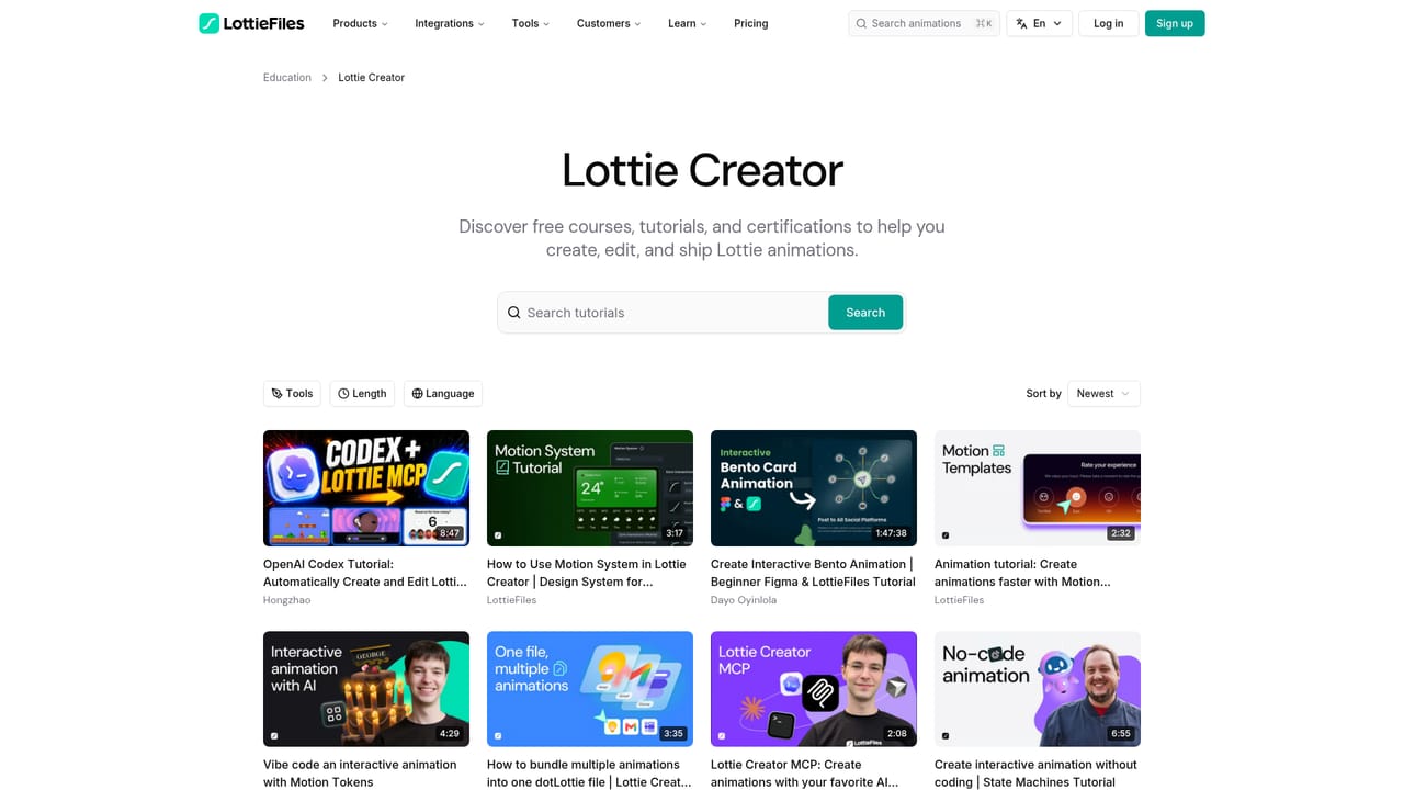 Lottie Creator — Build motion with keyframes and the graph editor