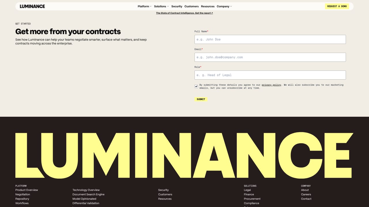 Luminance — Request a demo