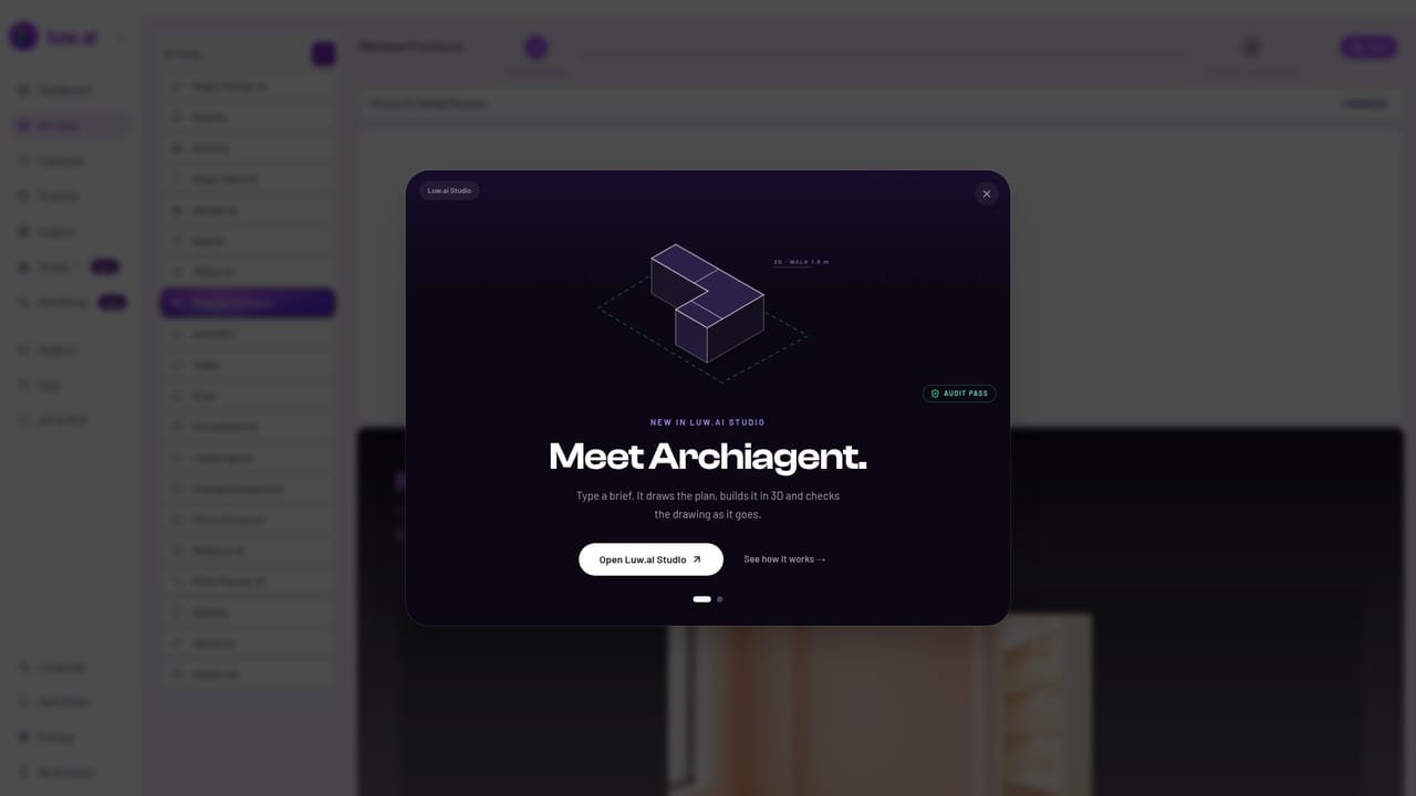 Luw AI — Clean up or restage the space