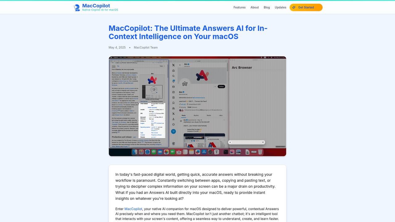 MacCopilot — Try a real workflow