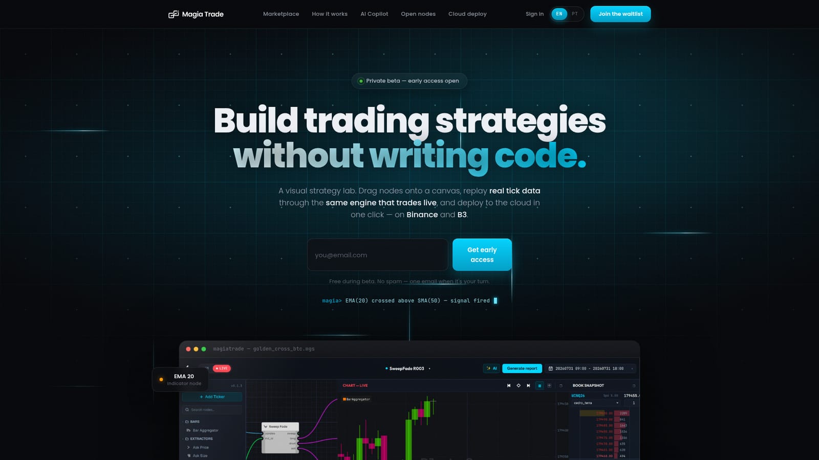 Magia Trade — Join the beta waitlist