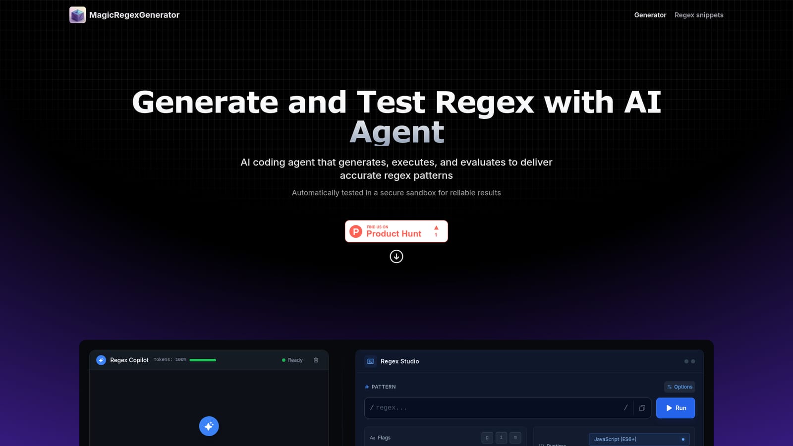 Magic Regex Generator — Describe the pattern you need