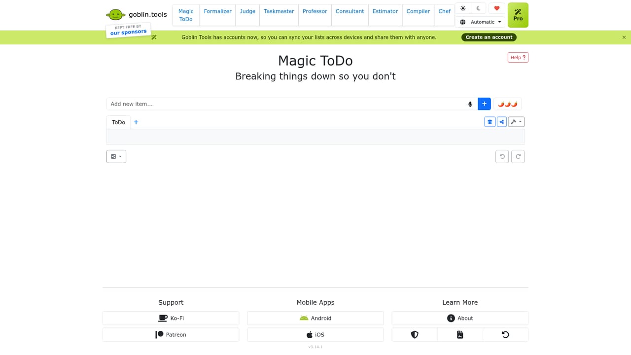 Magic ToDo — Open Magic ToDo